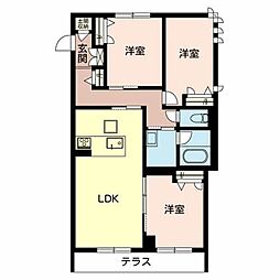 メゾングランソレイユ 3LDKの間取図画像