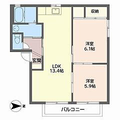 物件の間取り