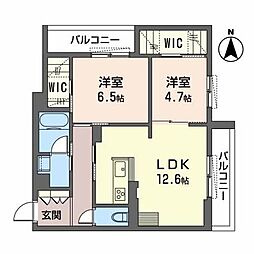 家守 2LDKの間取図画像