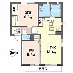 物件の間取り
