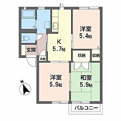 物件の間取り