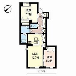 シャーメゾン都島南通 1SLDKの間取図画像