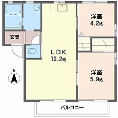 物件の間取り