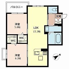 物件の間取り