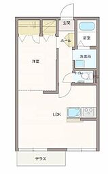 間取図画像 1LDK