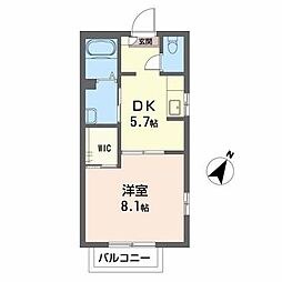 間取図画像 1DK