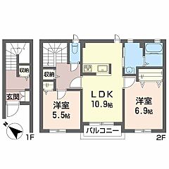 物件の間取り