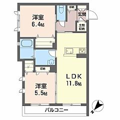物件の間取り