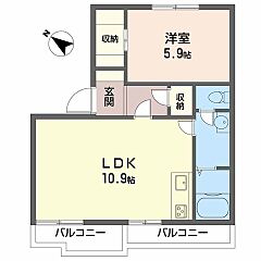 物件の間取り