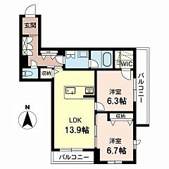物件の間取り