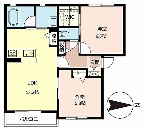 シャーメゾンJIN_間取り_0