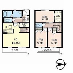 シャーメゾンさくら 3LDKの間取図画像