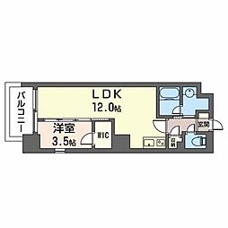 M:COURT福島 1LDKの間取図画像