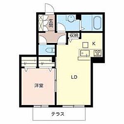 間取図画像 1LDK