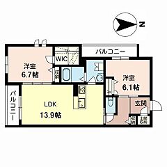 物件の間取り