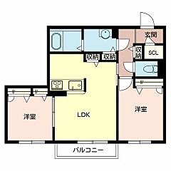 物件の間取り