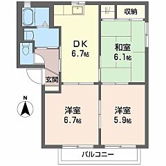 物件の間取り
