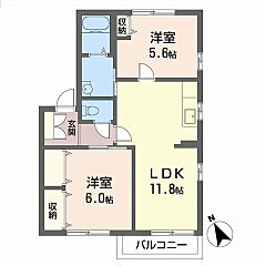 物件の間取り