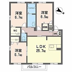 物件の間取り