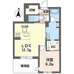 和の杜 江坂 1LDKの間取図画像