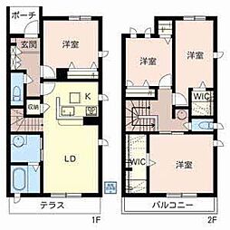 シャーメゾン緑丘II 0101 1階4LDKの間取り