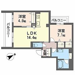 物件の間取り