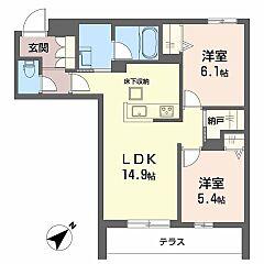 物件の間取り