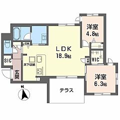 物件の間取り