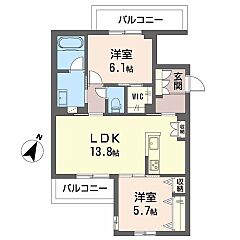 物件の間取り