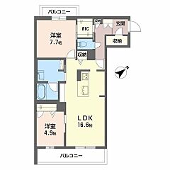 物件の間取り