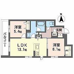 物件の間取り