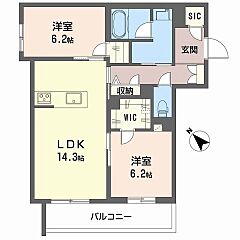 物件の間取り