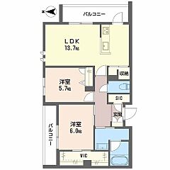 物件の間取り