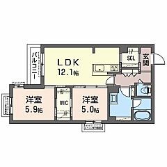 物件の間取り