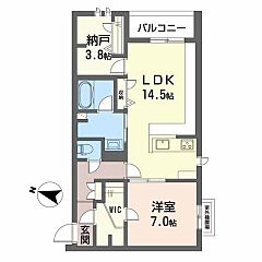 物件の間取り