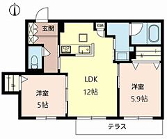 物件の間取り