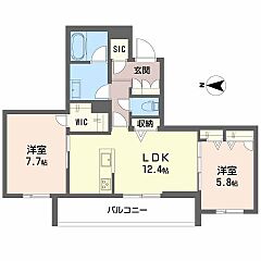 物件の間取り