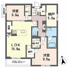 物件の間取り
