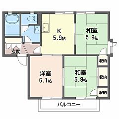物件の間取り