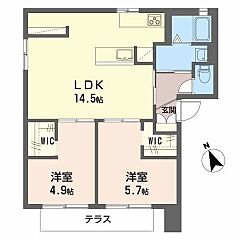 物件の間取り