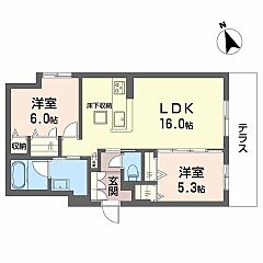 物件の間取り