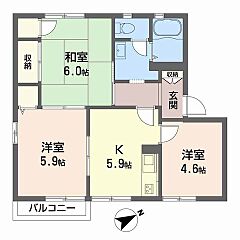 物件の間取り