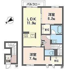 物件の間取り