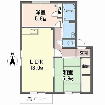 サニーソシアA棟_間取り_0