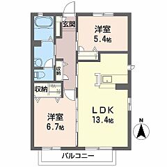 物件の間取り