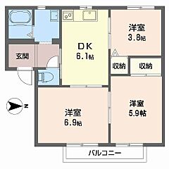 物件の間取り