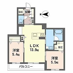 物件の間取り