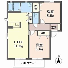 物件の間取り