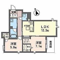 物件の間取り