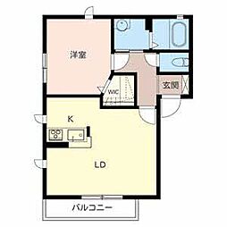 間取図画像 1LDK